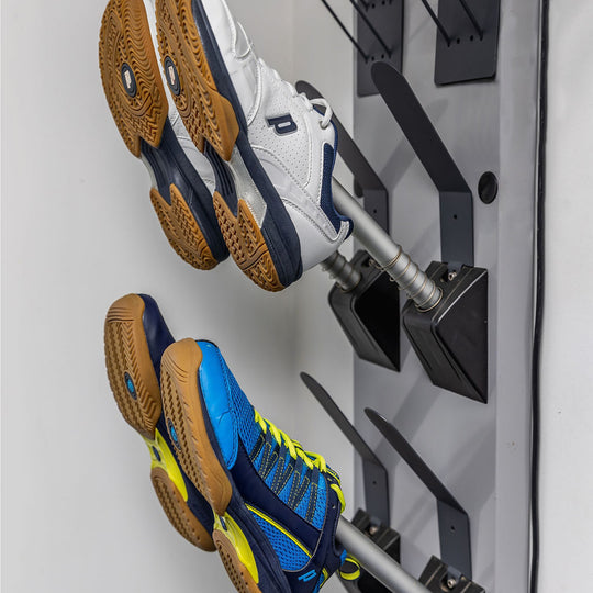 The Koralp Stokdry Dryer dries a range of sports footwear including indoor sports shoes.