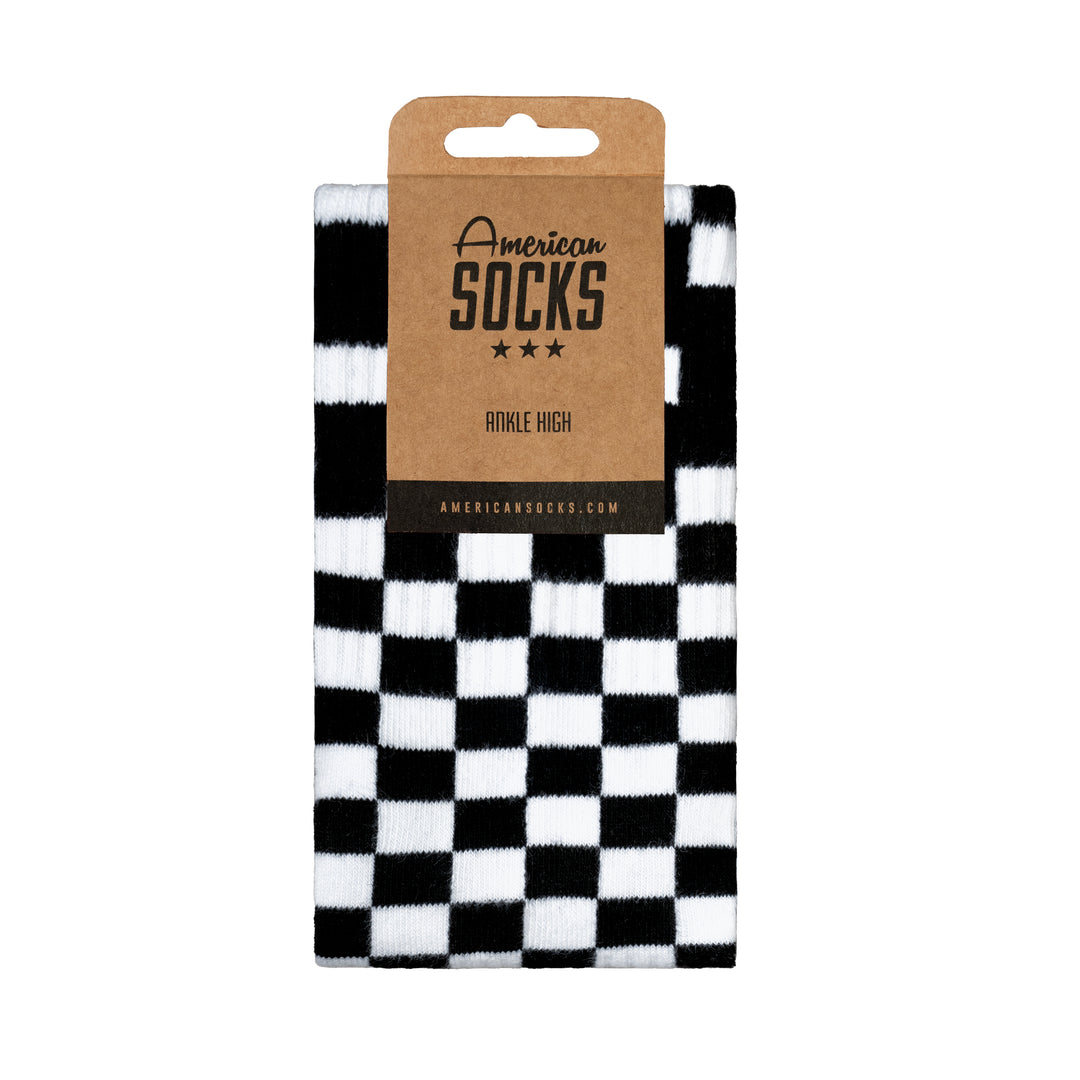 Checkerboard BW - Ankle High
