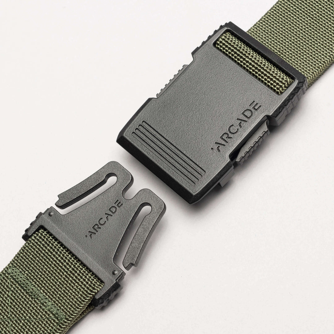 Hardware belt in Olive - Size L  / XL