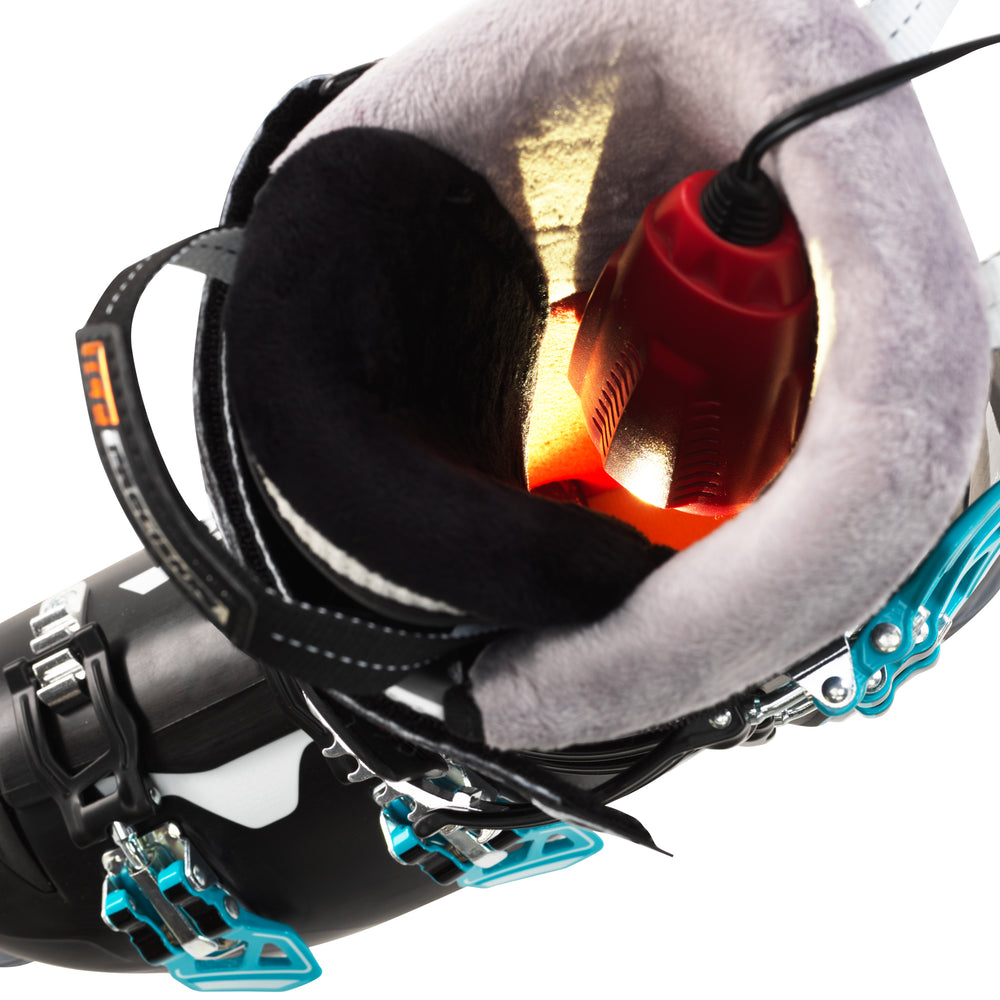 The Micro Dry fits inside ski boots and dries from the inside out.